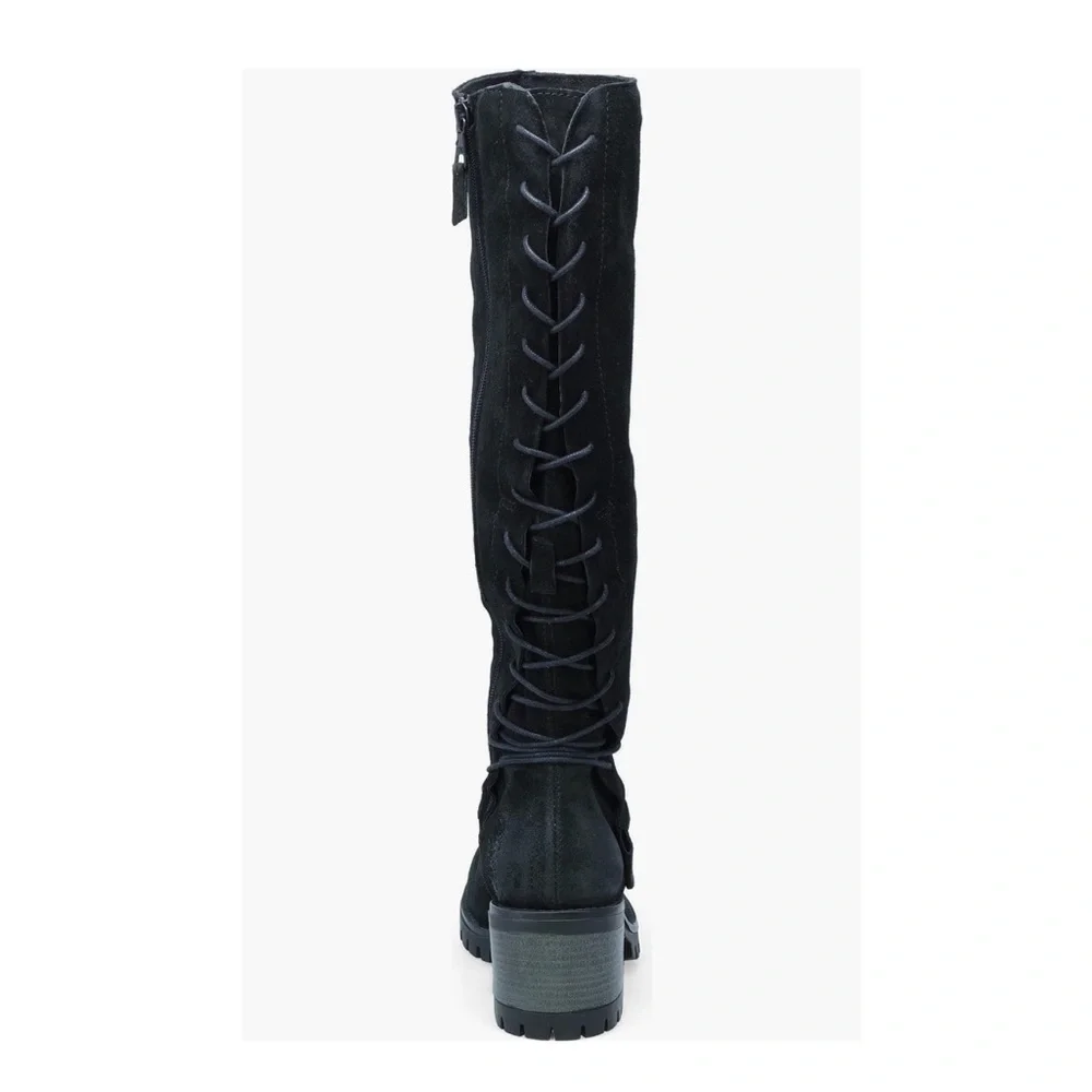 Miz Mooz Mayer Knee High Boots in Black, Size 36 New w/o Box